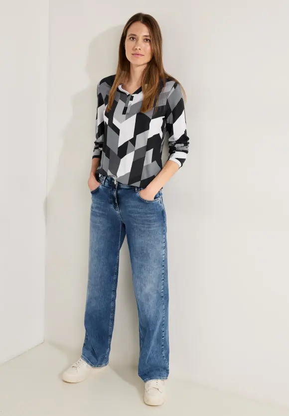 CECIL Langarmshirt mit Grafikprint