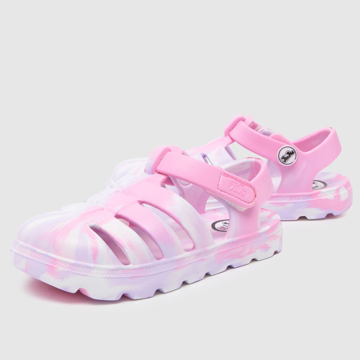 JUJU JELLIES rosa multifärgade cherub flickor juniorsandaler