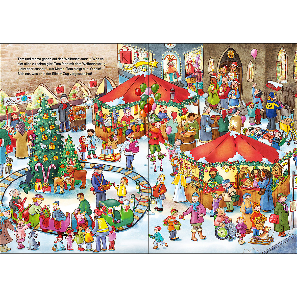Mein liebstes Weihnachts-Wimmelbuch