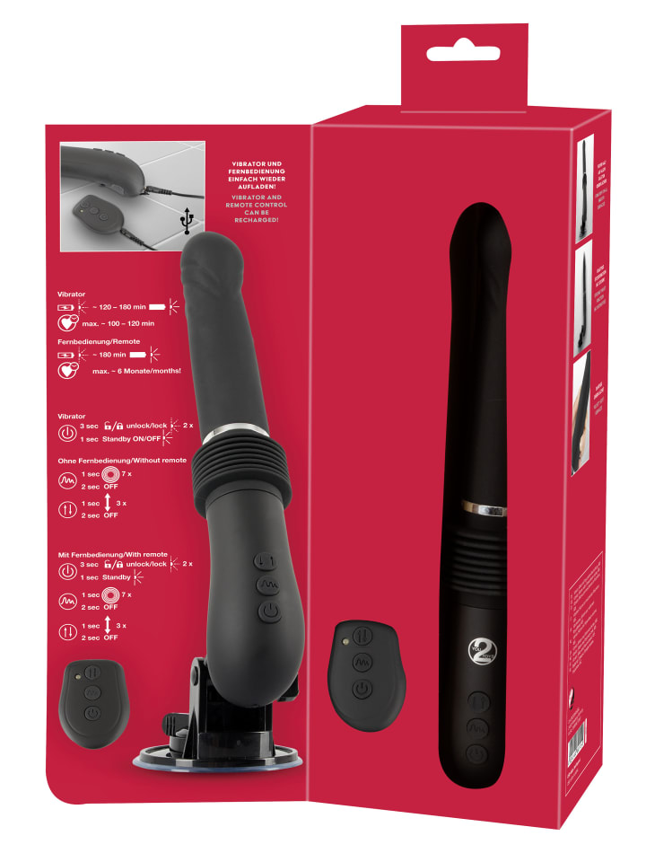 You2Toys Vibrator mit Stoßfunktion RC Fucking Machine 2.0 in schwarz günstig kaufen 30,5