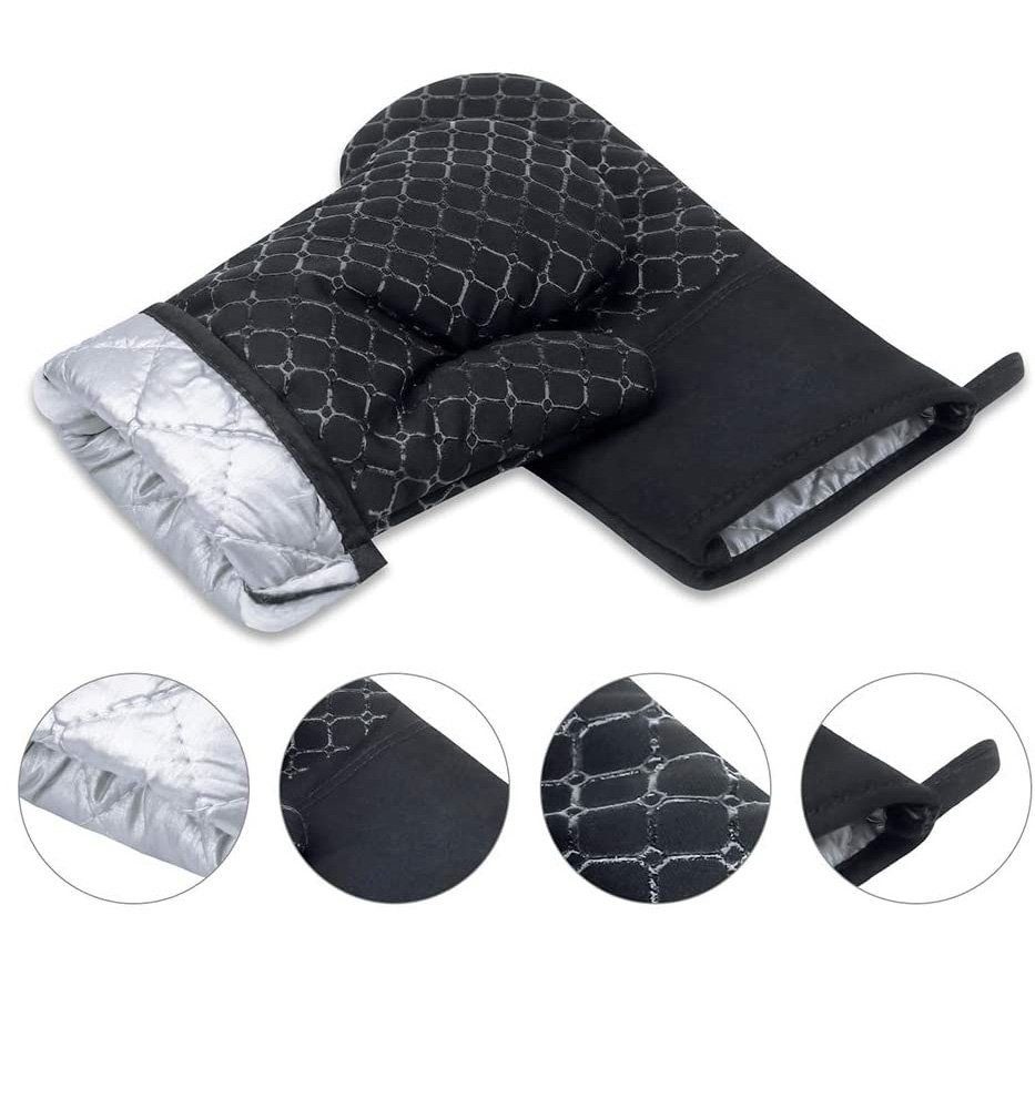 YYV Topflappen Ofenhandschuhe Hitzebeständige, Topfhandschuhe Topflappen 4er Set, (1-tlg)