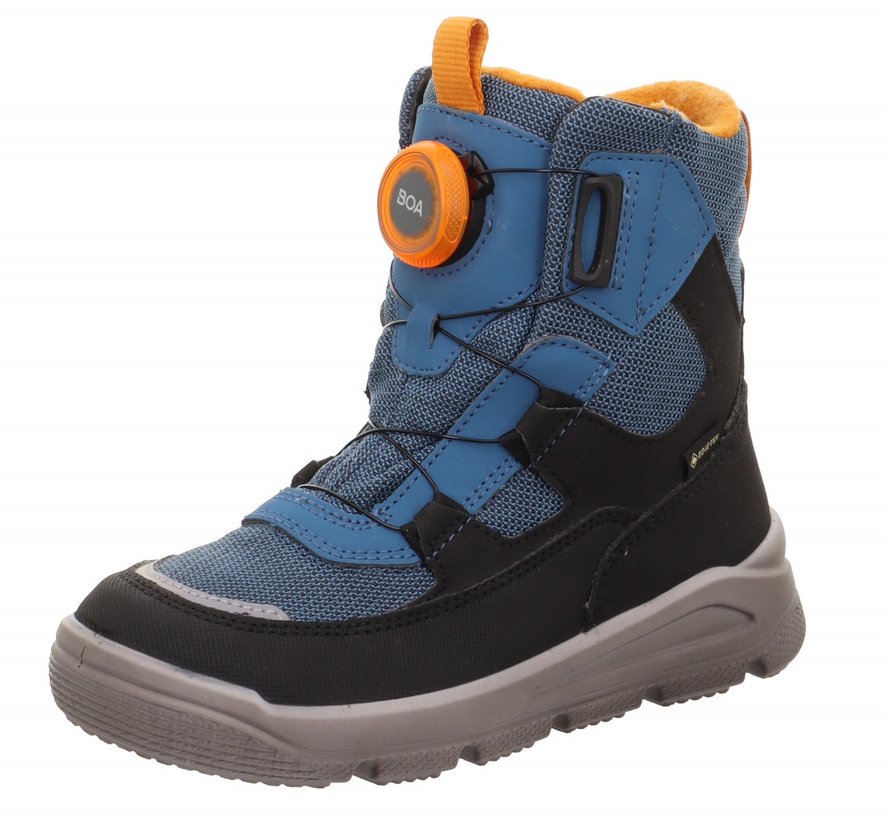 MARS - Blau/Orange Boots mit BOA® Drehverschluss