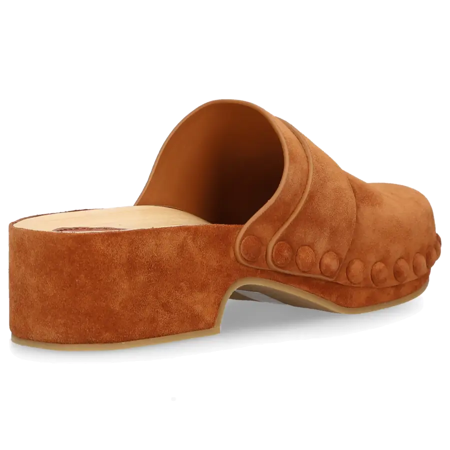 Chloé - Clogs JOY Veloursleder - braun