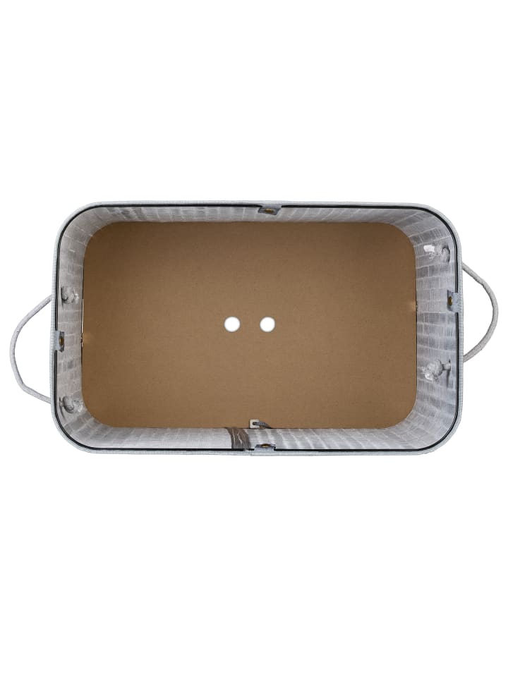 relaxdays Wäschekorb in Grau - (B)54 x (H)63 x (T)34 cm günstig kaufen onesize