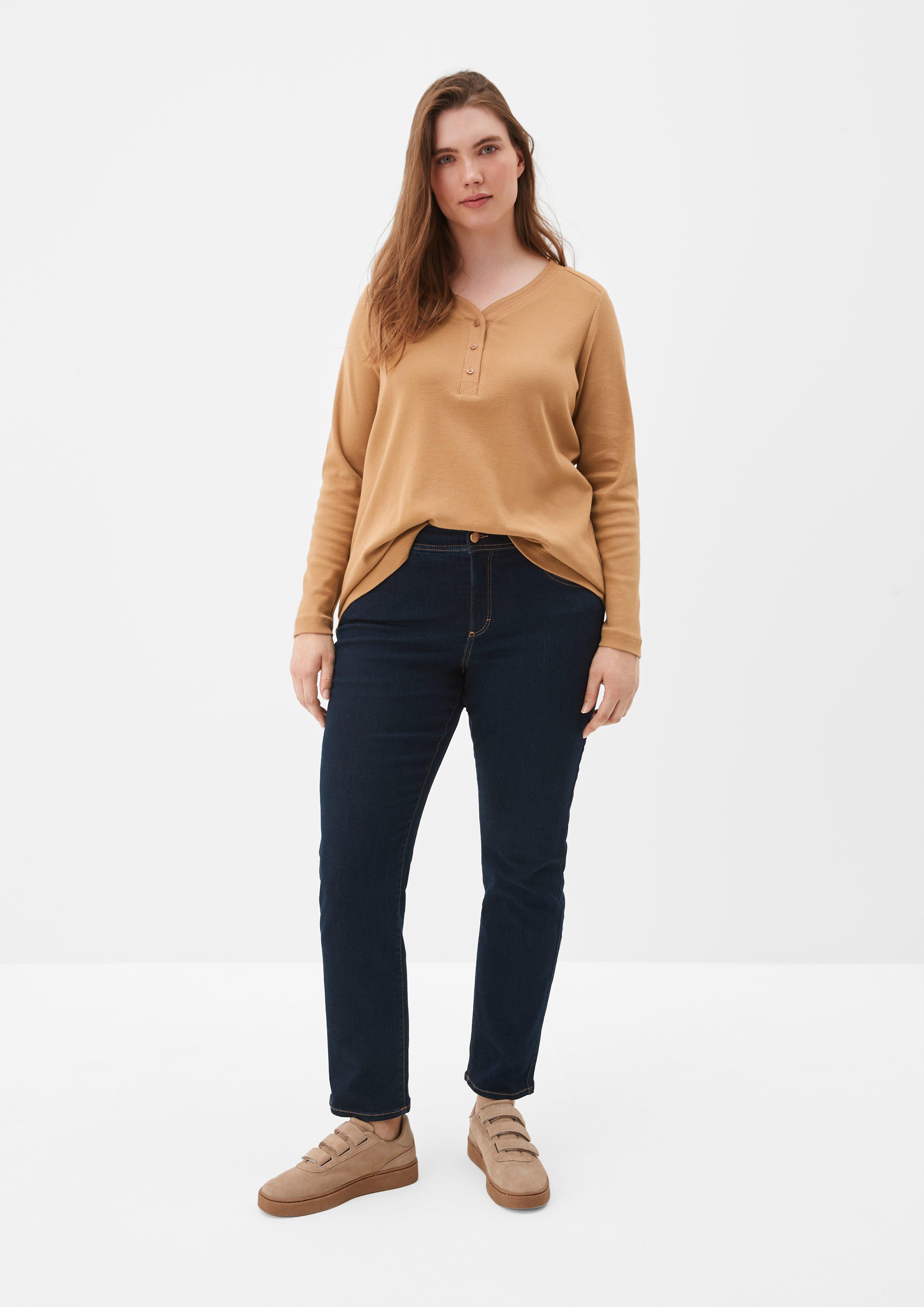 Henley-Shirt aus Stretch-Cotton  2121448-8748