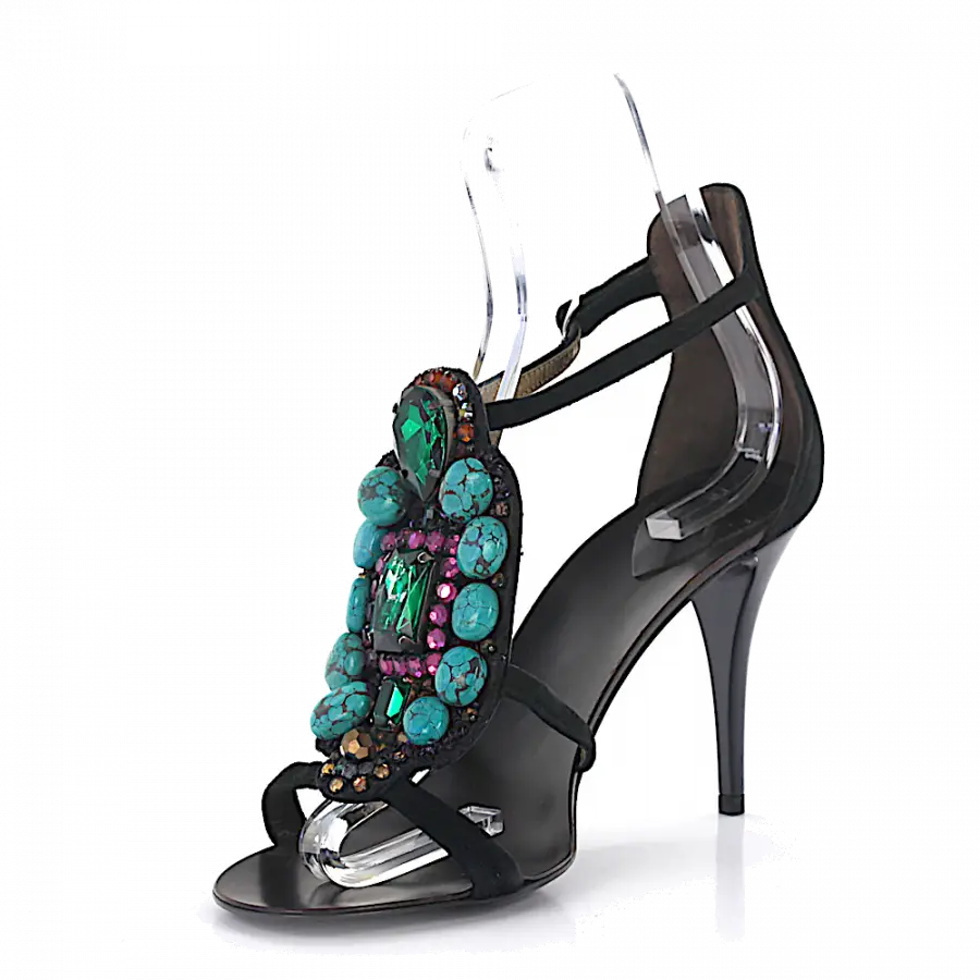 Giuseppe Zanotti - Riemchensandalen - schwarz