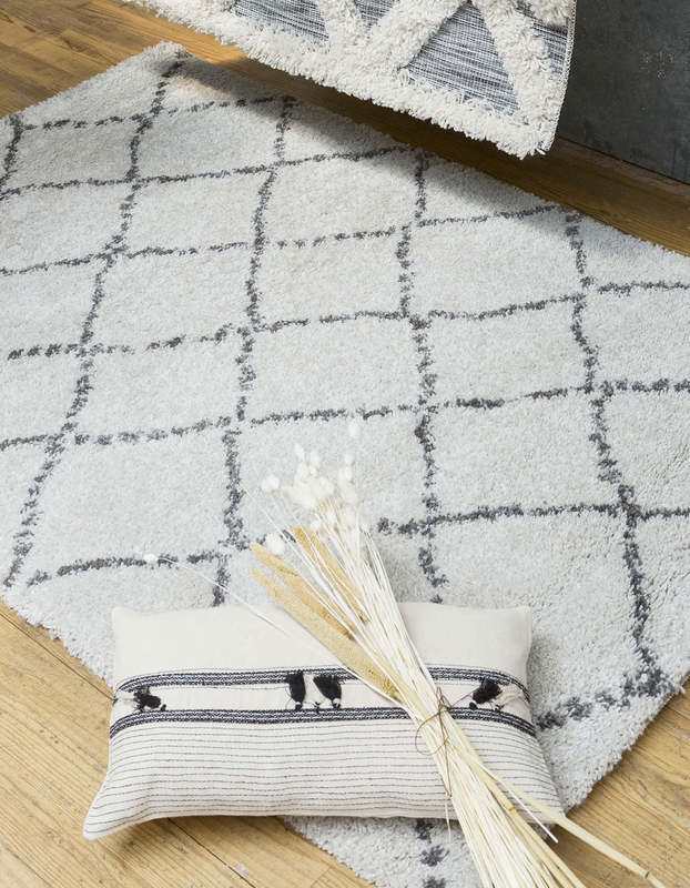 Tapis deco shaggy NOMAD