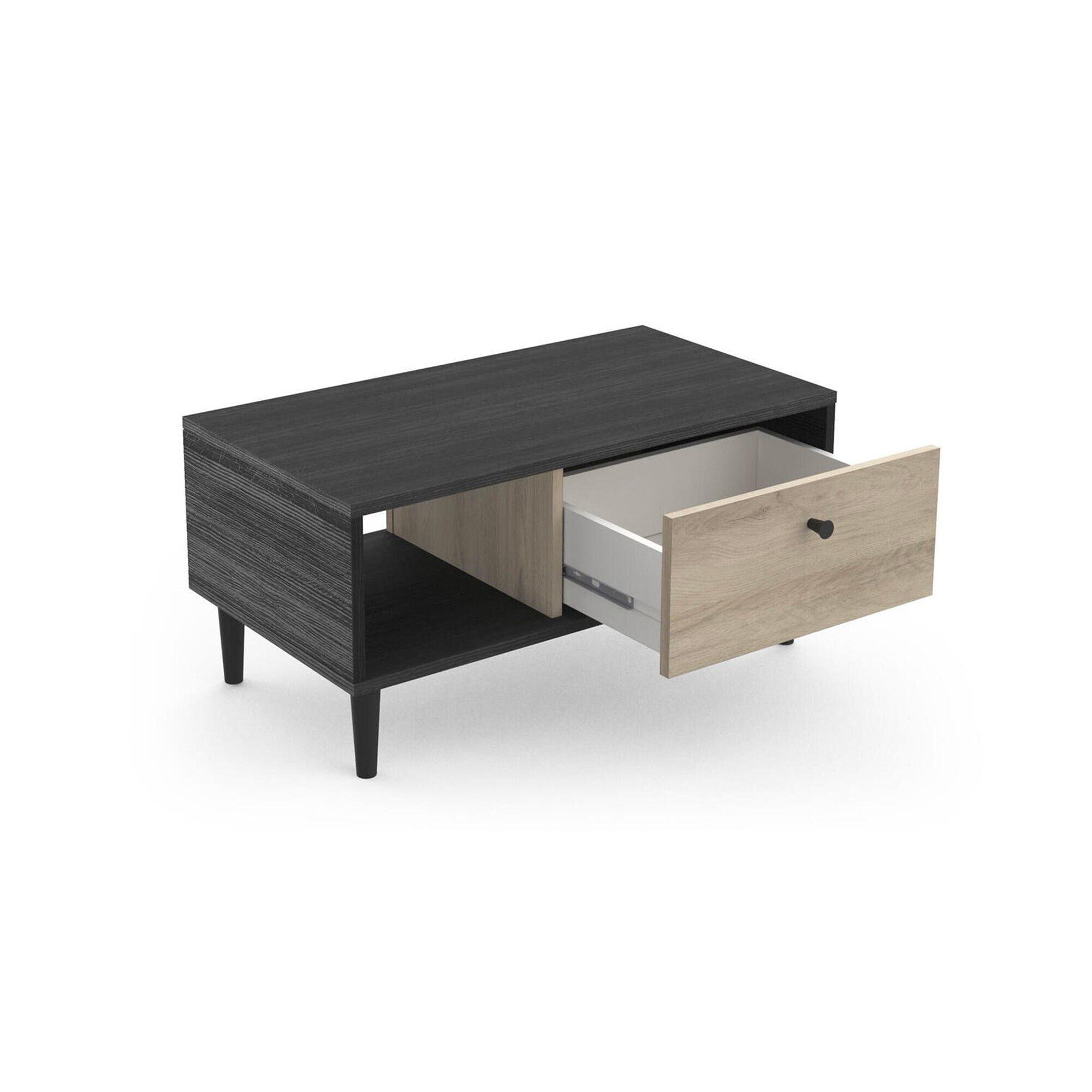 Table de chevet HAMFIELD 1 niche – 1 tiroir