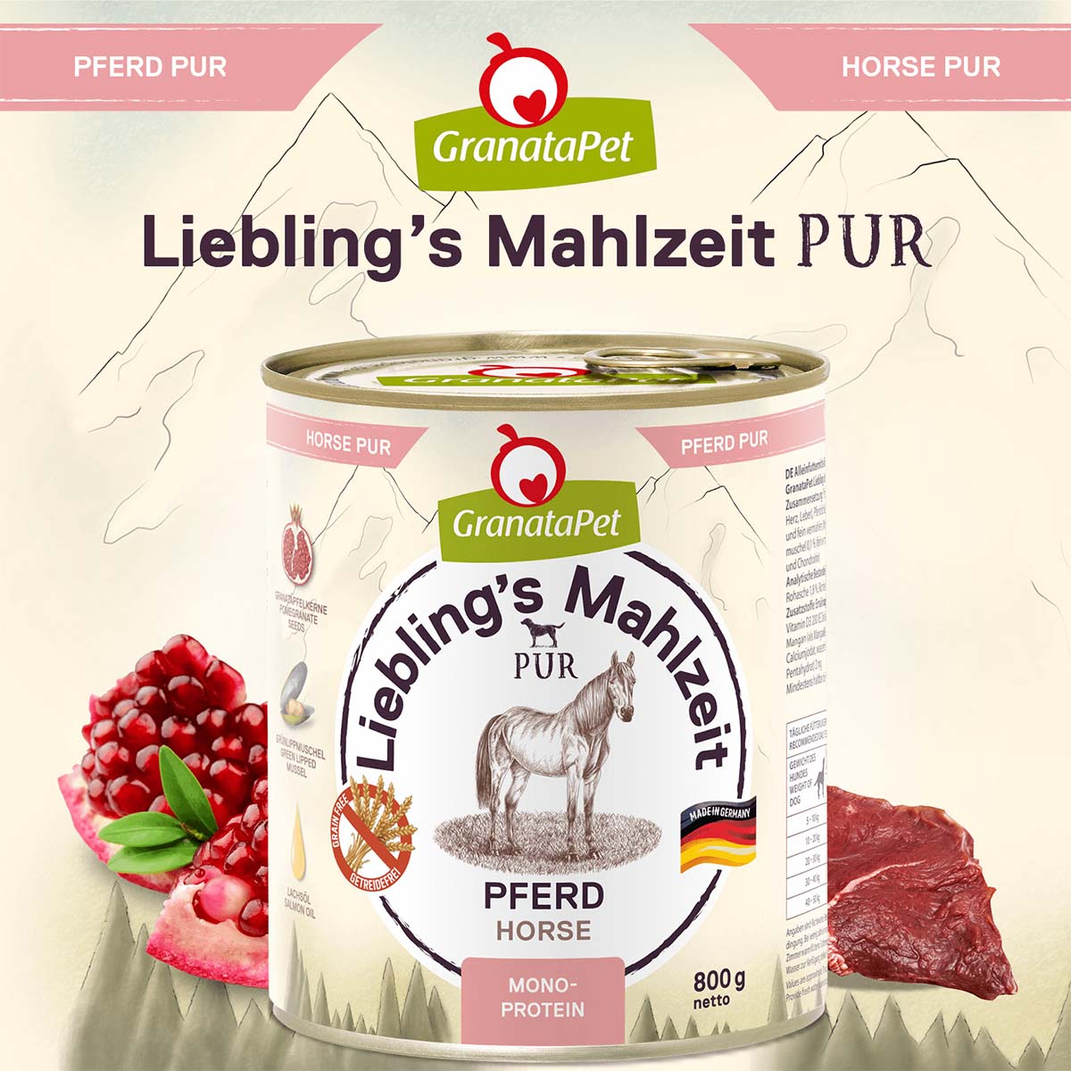 GranataPet Liebling's Mahlzeit Pferd PUR kaufen bei ZooRoyal