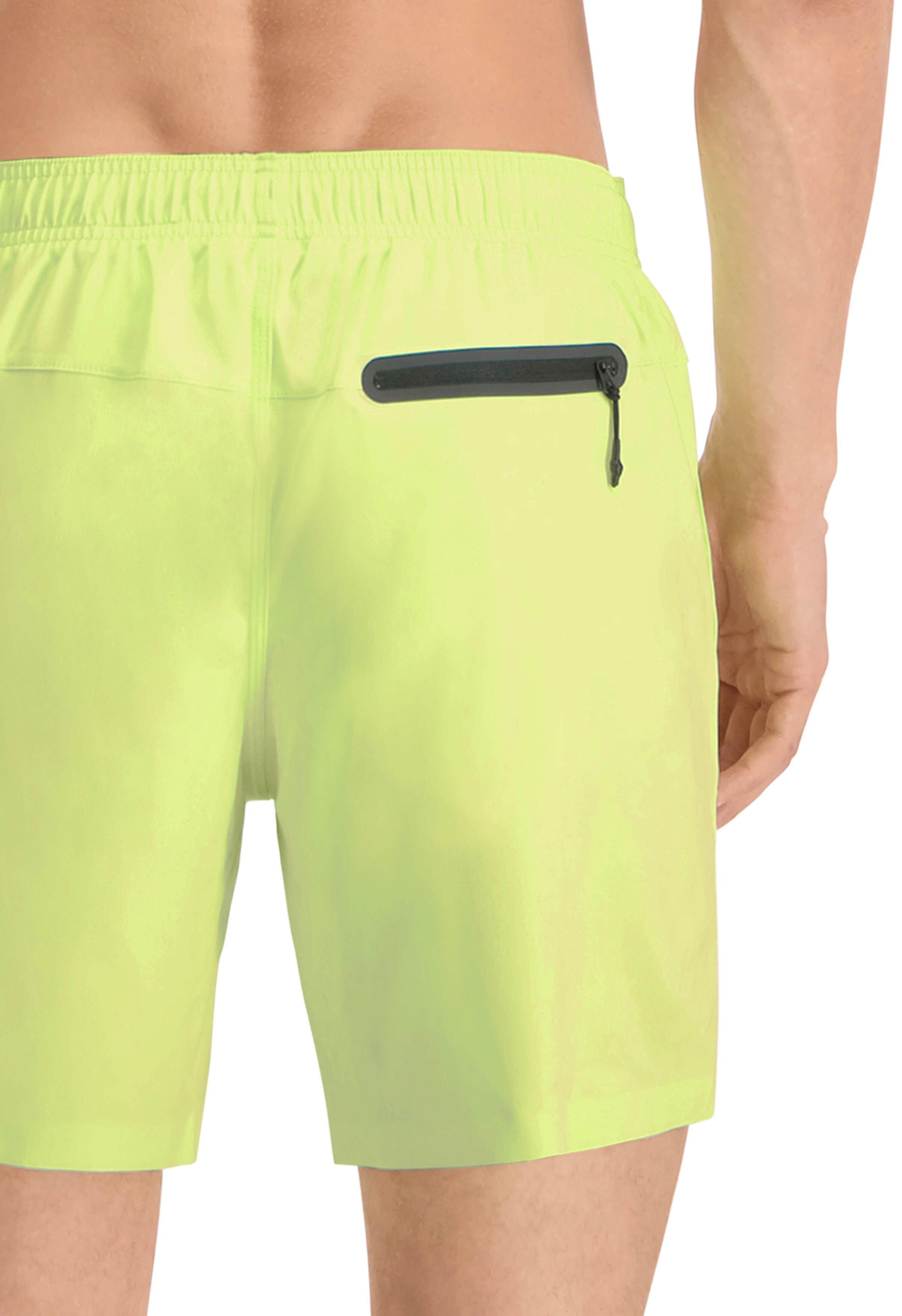 PUMA mittellange Frizzy Yellow Badehose