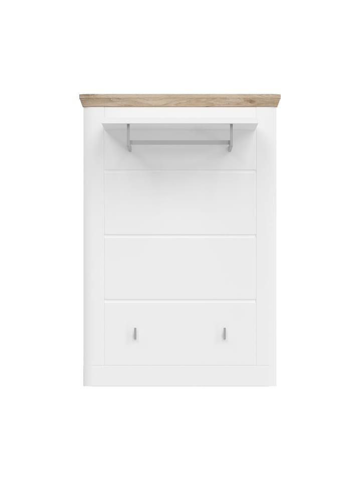 ebuy24 Wandgarderobe Michigan Weiß 79 x 32 cm günstig kaufen onesize