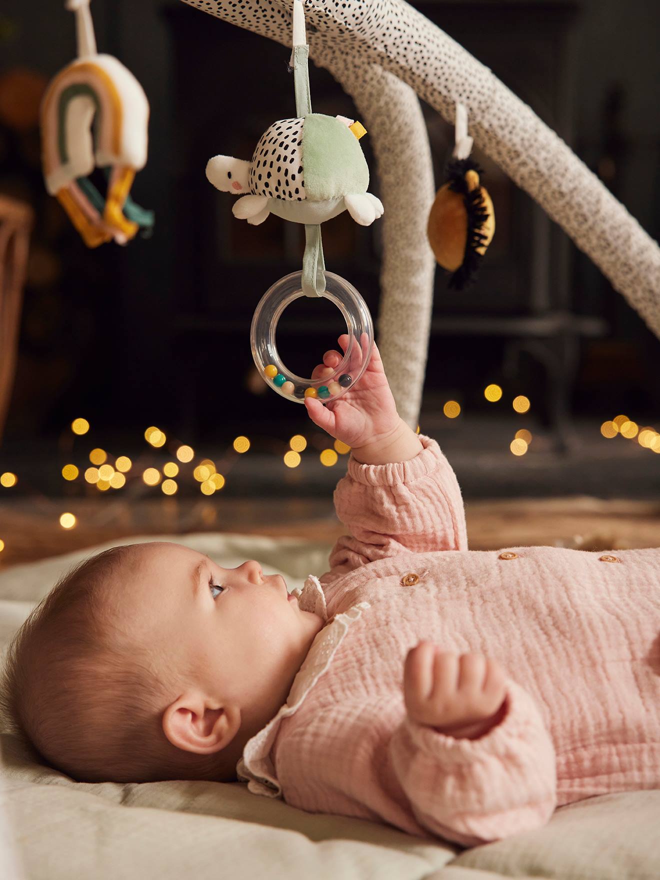 Vertbaudet Activity-Decke mit Spielbögen - koala mehrfarbig