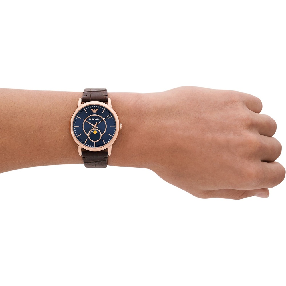 Emporio Armani Montre pour hommes Acier inoxydable Montre