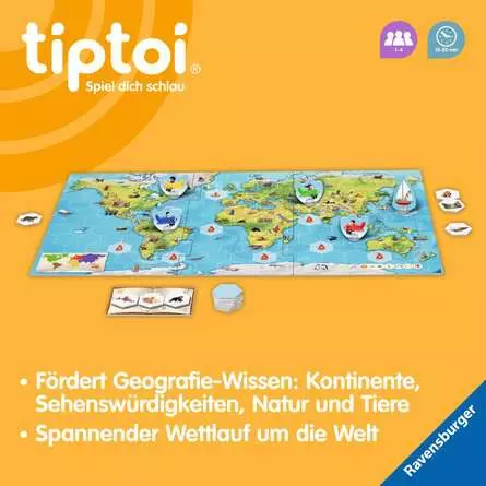 tiptoi® Unsere Reise um die Welt - Lernspiel ab 4 Jahren