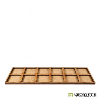 Kromlech Bases - Heavy Infantry 6x2 Square Base Converter Trays (2)