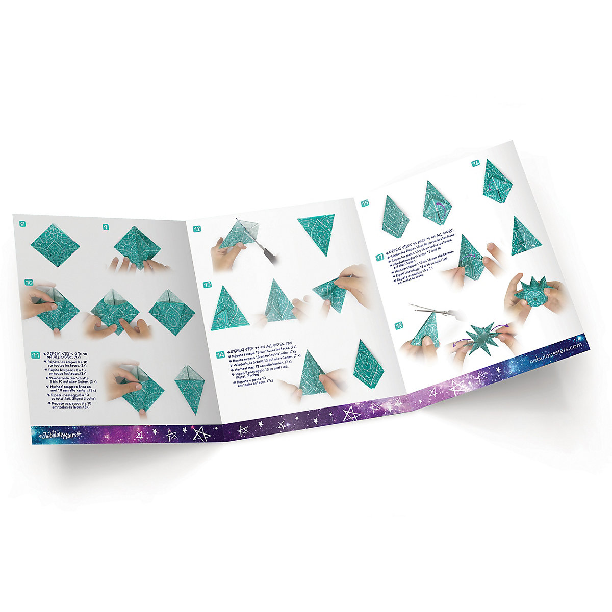 Origami Laterne, Lichterkette