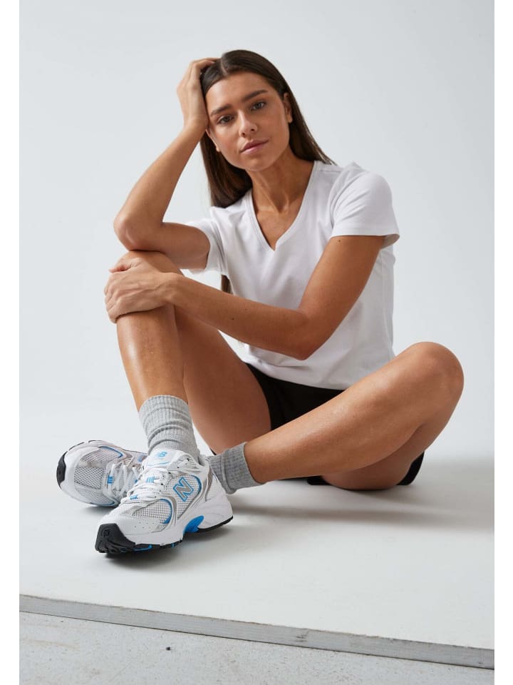 SNOCKS Tennissocken aus Bio-Baumwolle 4 Paar in Grau günstig kaufen