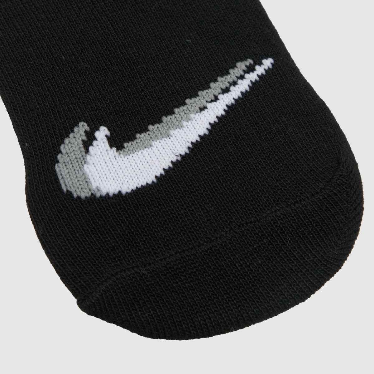 Nike fekete-fehér gyerek sportzokni, 3 db-os csomag