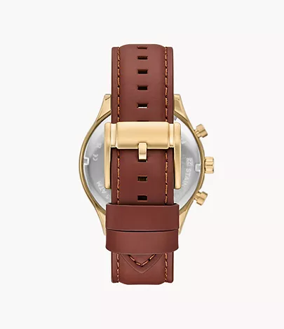 Fossil Outlet Uhr Fenmore Multifunktionswerk Leder braun