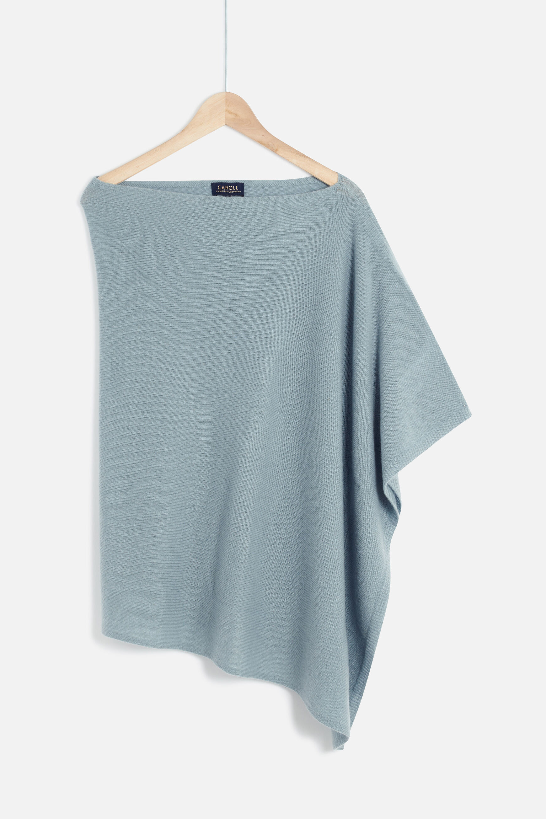 poncho baltimore 100% cachemire vert clair femme