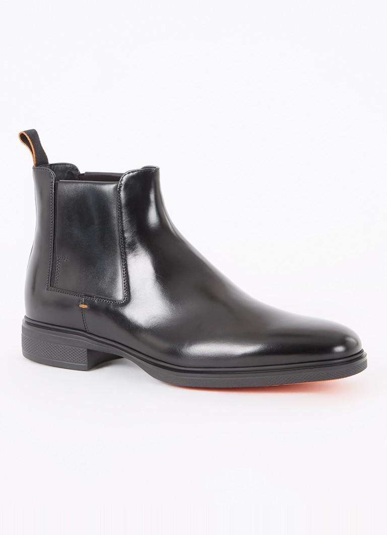Botki Chelsea Santoni Easy Leather