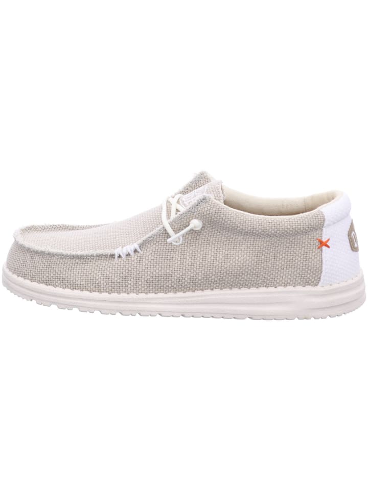 Hey Dude Herren Halbschuhe WALLY BRAIDED in Weiß günstig kaufen