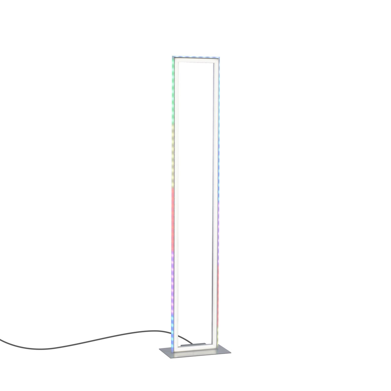 JUST LIGHT LeuchtenDirekt LED Stehleuchte FELIX60, Fronlight: CCT, Sidlight: RGB, dimmbar, IR-Fernbedienung, IP20