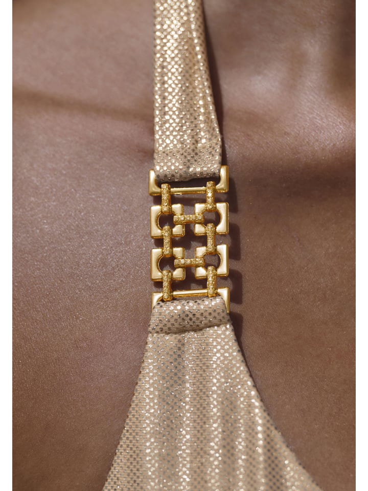 LASCANA Triangel-Bikini in gold günstig kaufen