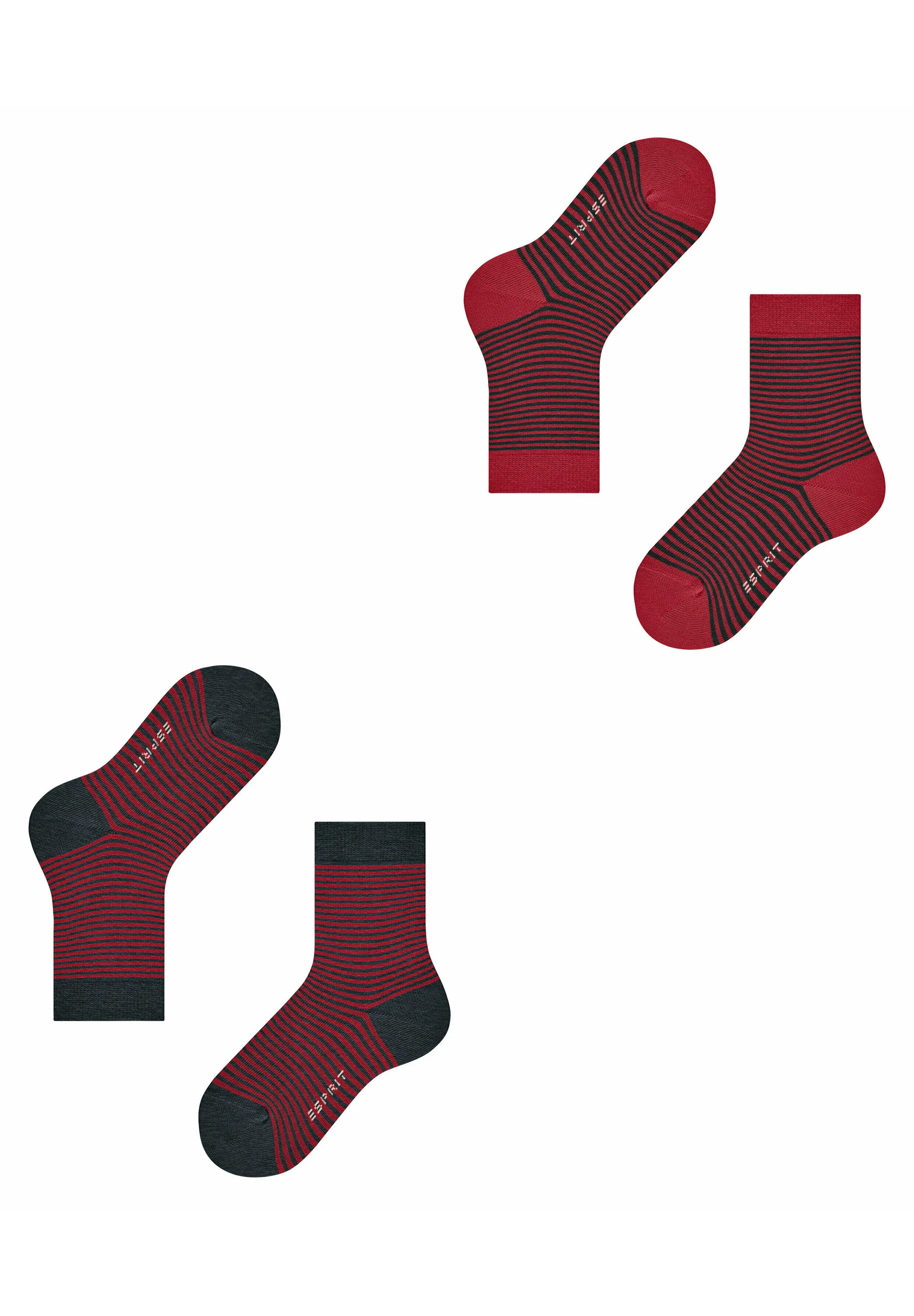 Esprit Fine Stripe - Pack de 2 calcetines con estampado