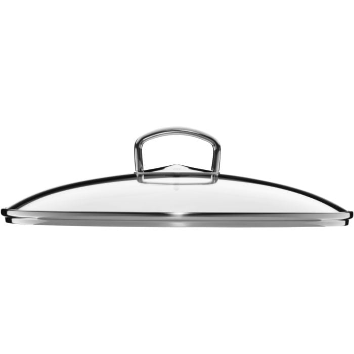 Fusiontec Mineral Wok mit Glasdeckel, 36 cm, Platinum