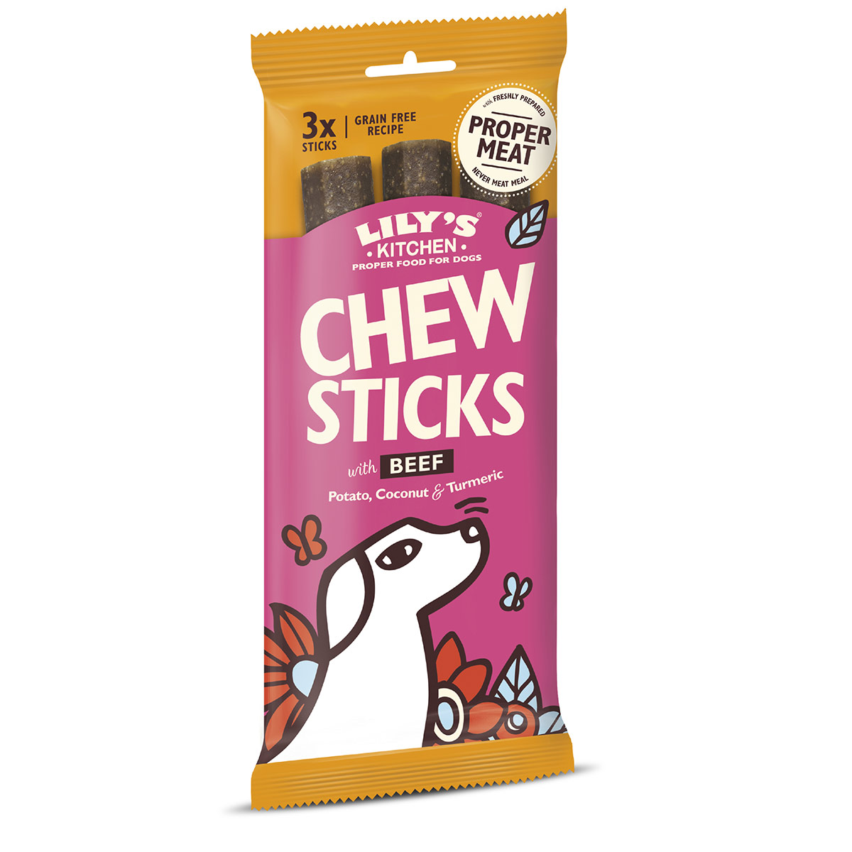 LILY'S KITCHEN Dog Chew Sticks Rind 120g kaufen bei ZooRoyal