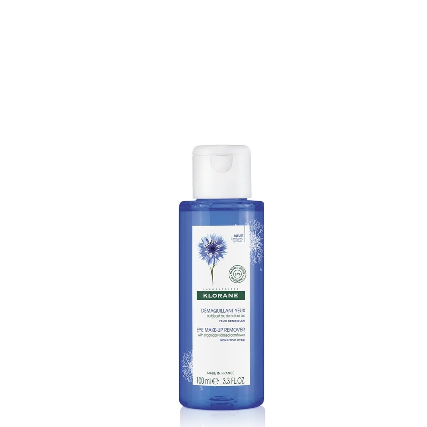 Klorane Démaquillant Yeux Au Bleuet - Yeux sensibles - 100 ml
