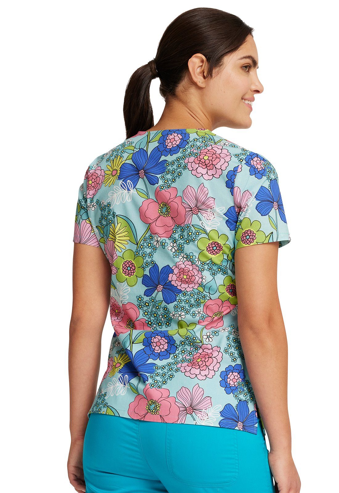Cherokee Funktionsbluse Bunt bedruckter Damen Kasack 