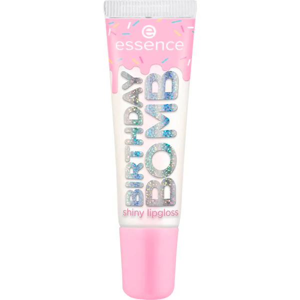 Essence Birthday Bomb 01 Cake My Day Shiny szájfény 10ml
