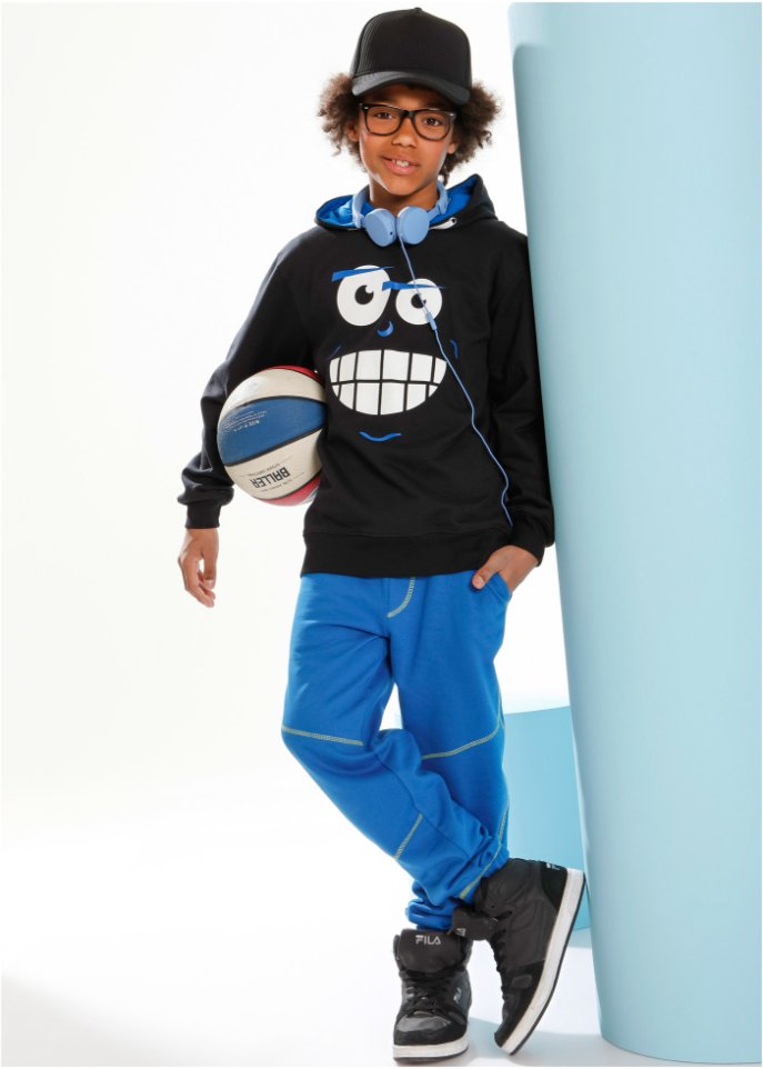Jungen Kapuzensweatshirt mit Druck