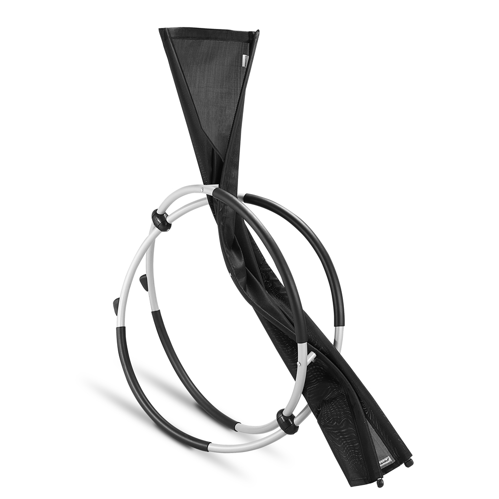 Casaria Relaxliege Neapel Schwarz 170x75x82cm klappbar