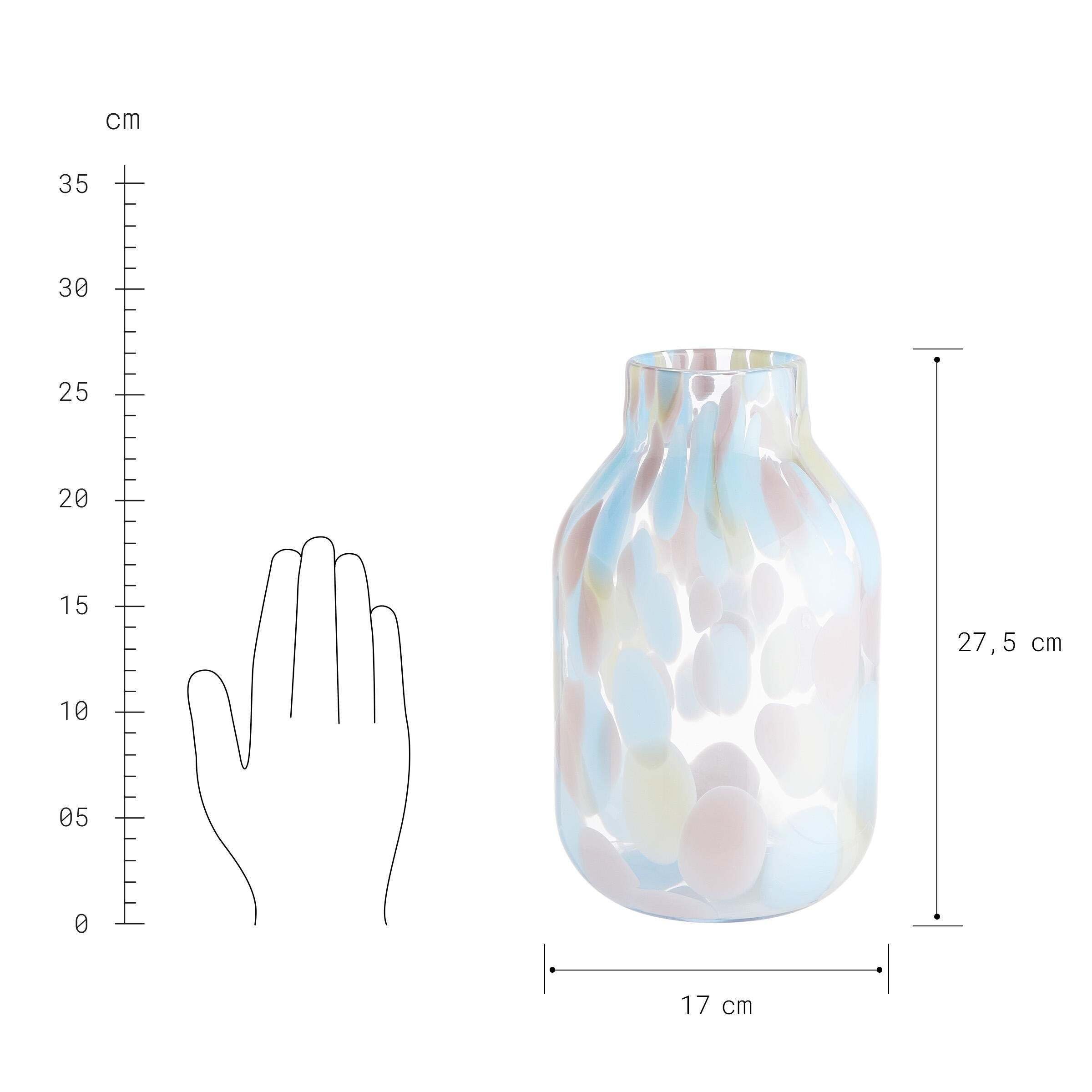 BUTLERS Dekovase CONFETTI Vase Höhe 28cm