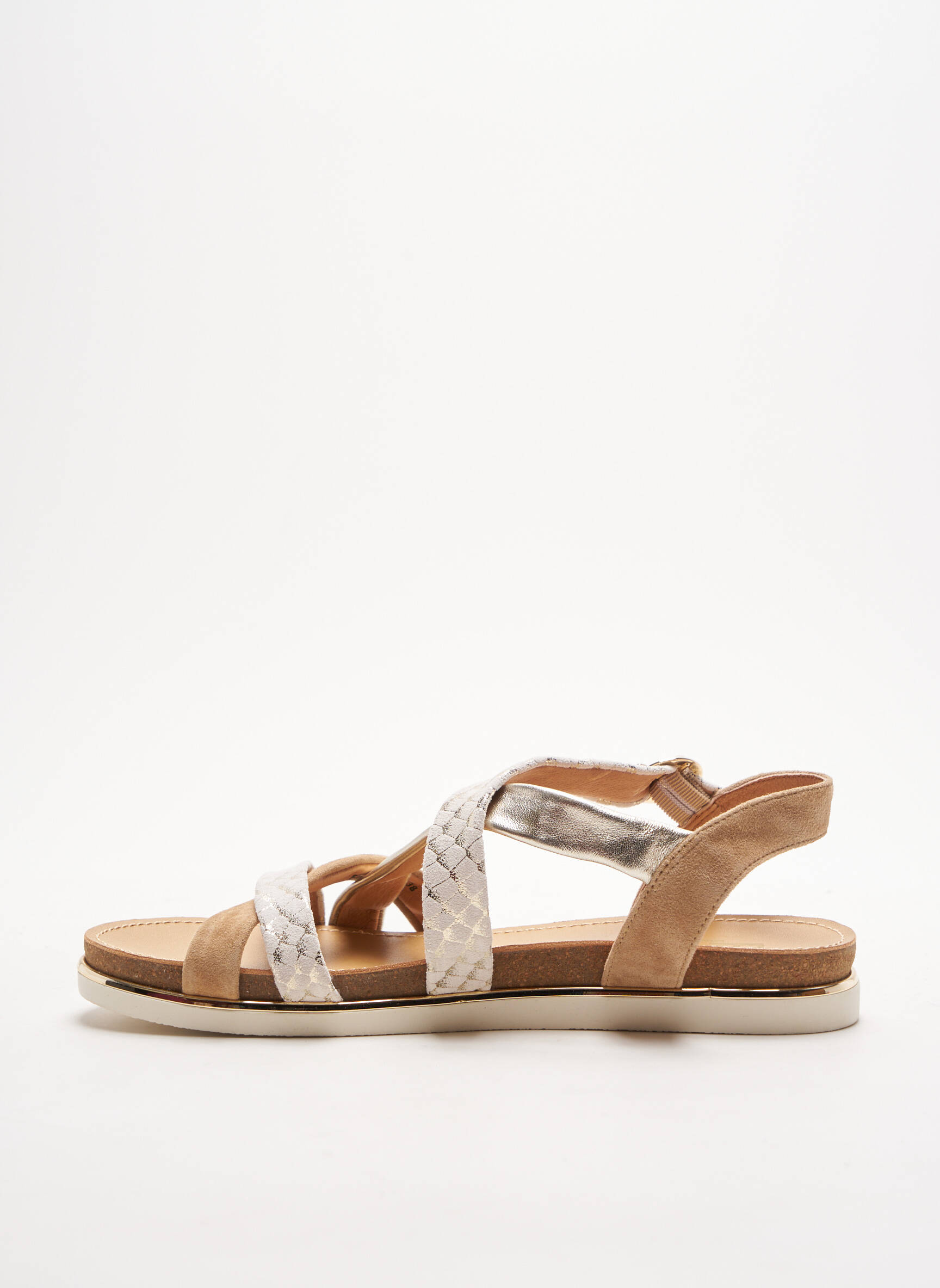 Fugitive By Francesco Rossi Sandales Nu Pieds Femme couleur blanc