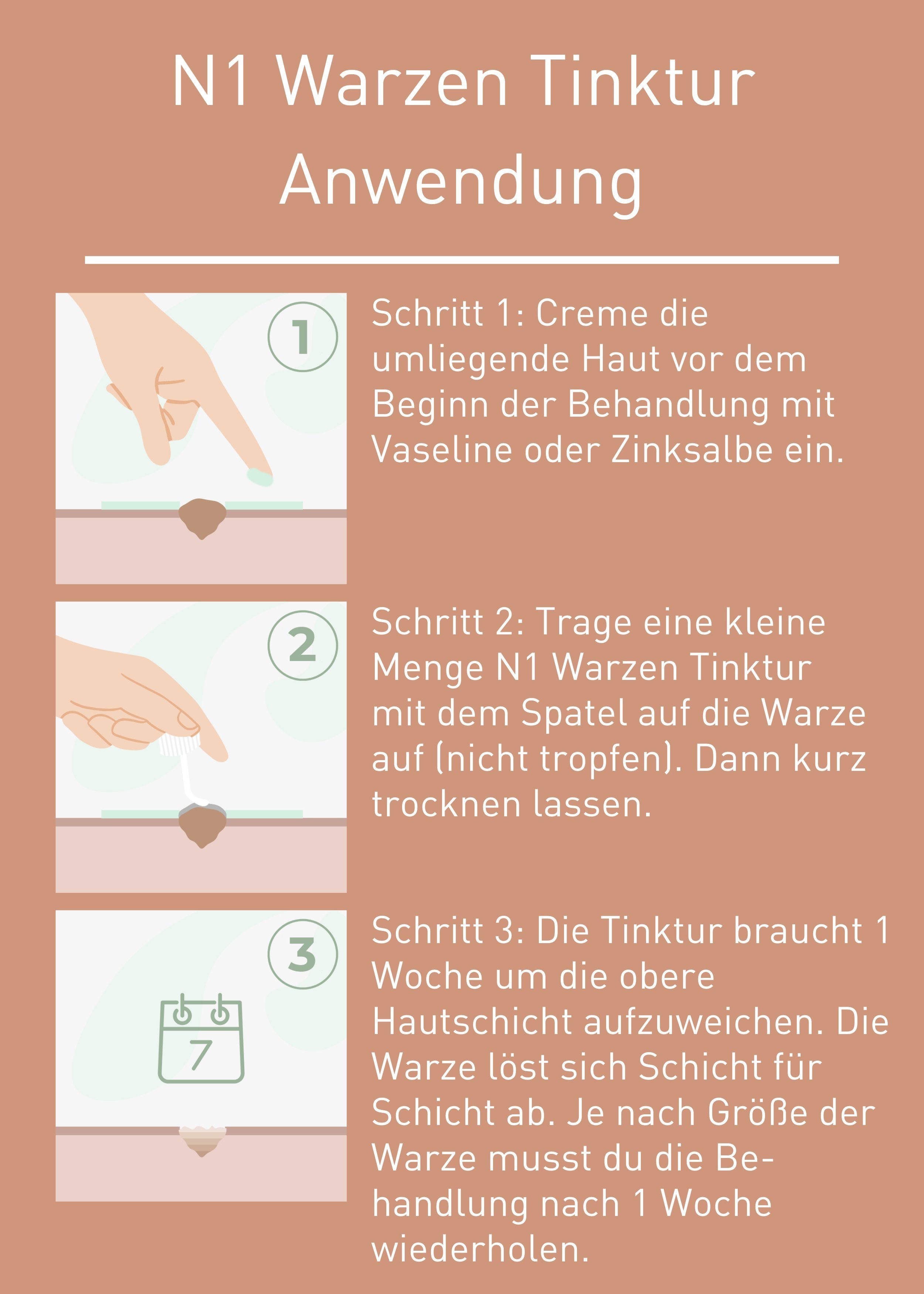 N1 Healthcare Warzen-Behandlungsstift Warzen Tinktur, Medizinprodukt aus der Apotheke