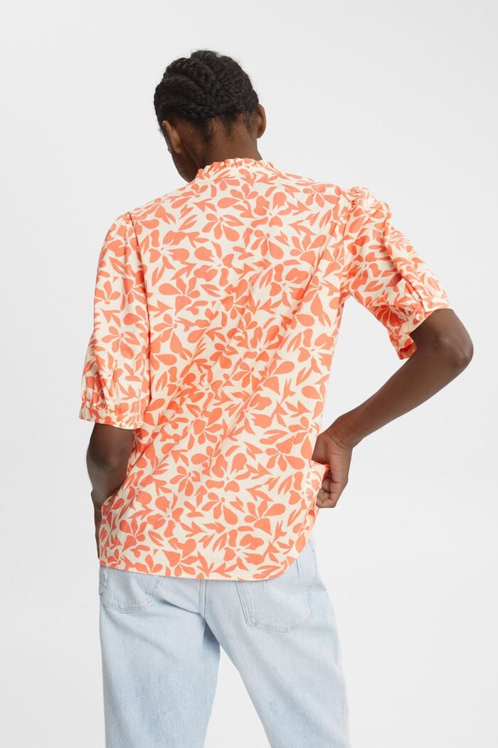 Baumwoll-Bluse mit Print