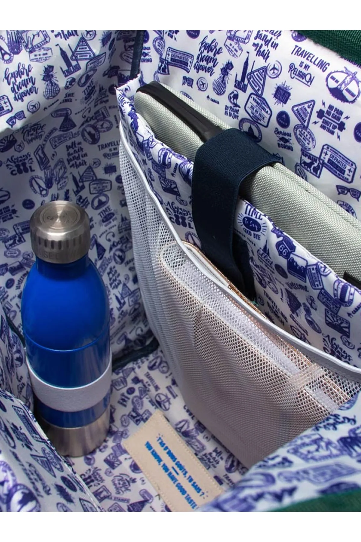 Cabaia  Rucksack - Grün - Unifarben