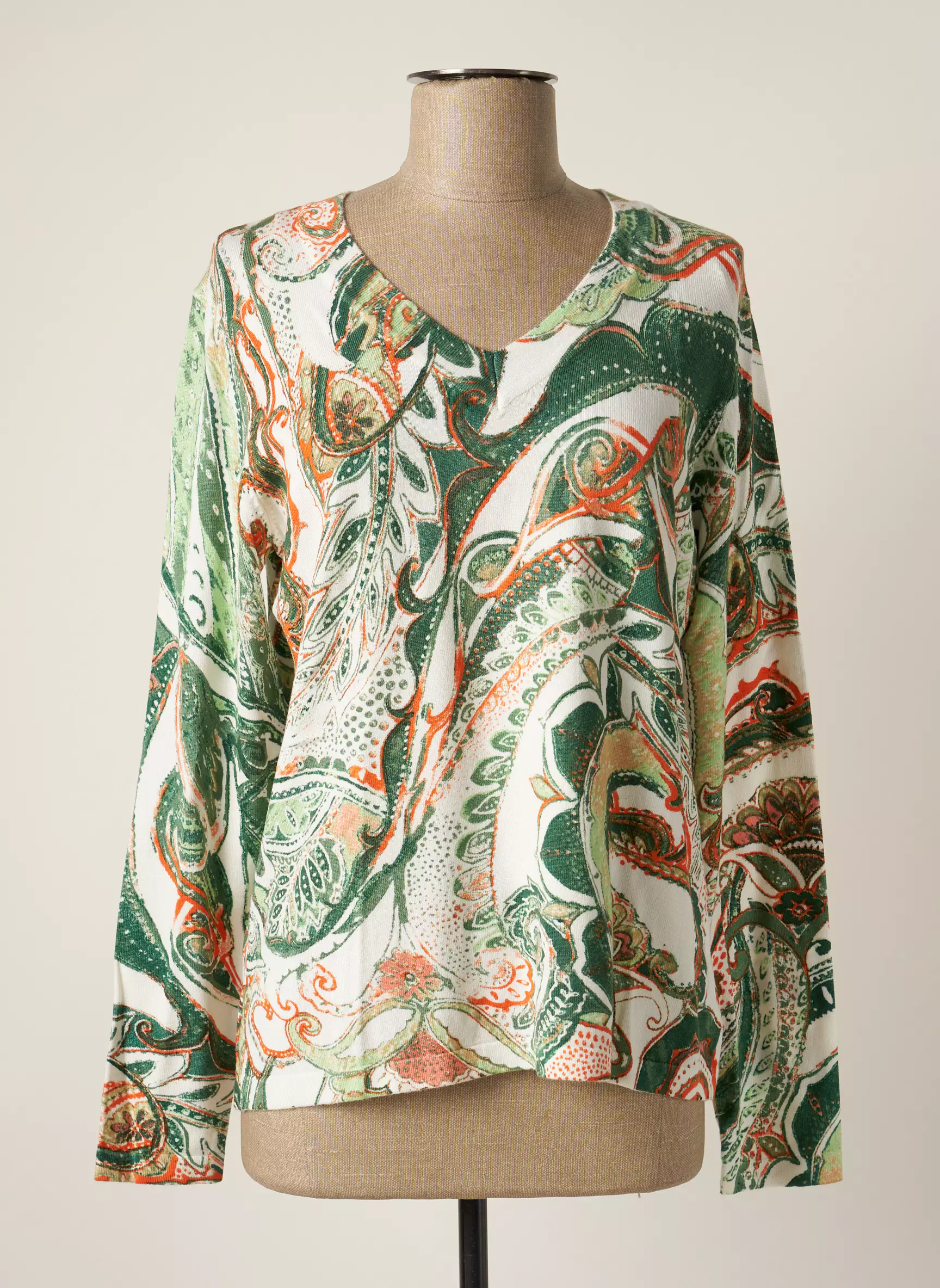 Diane Laury Pulls Femme couleur vert