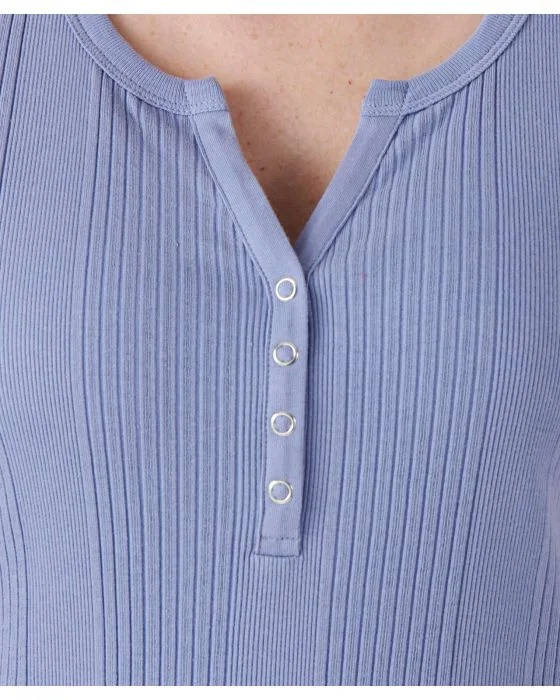Tee-shirt pur coton côtes placées