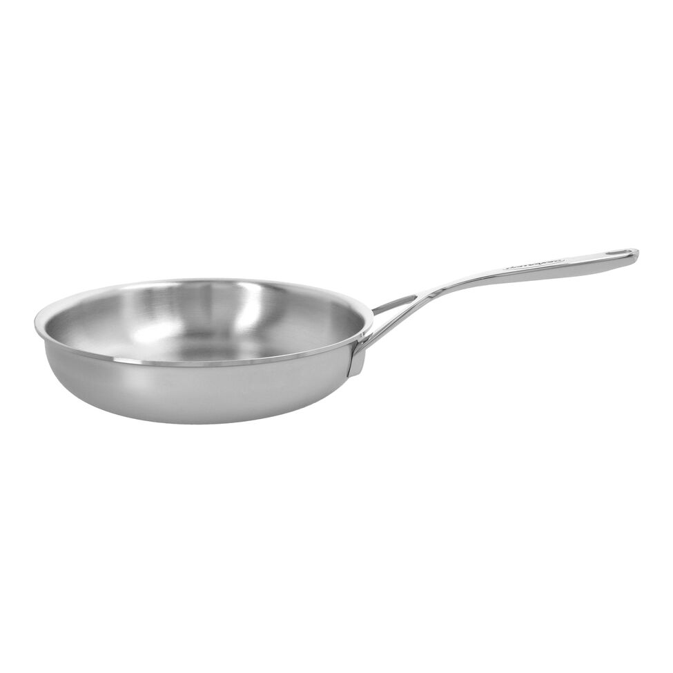 Bratpfanne 24 cm, 18/10 Edelstahl, Silber