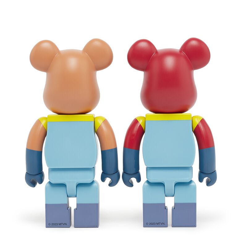 Medicom Bearbrick Ren & Stimpoy Space Madness 100%&400& multicolor