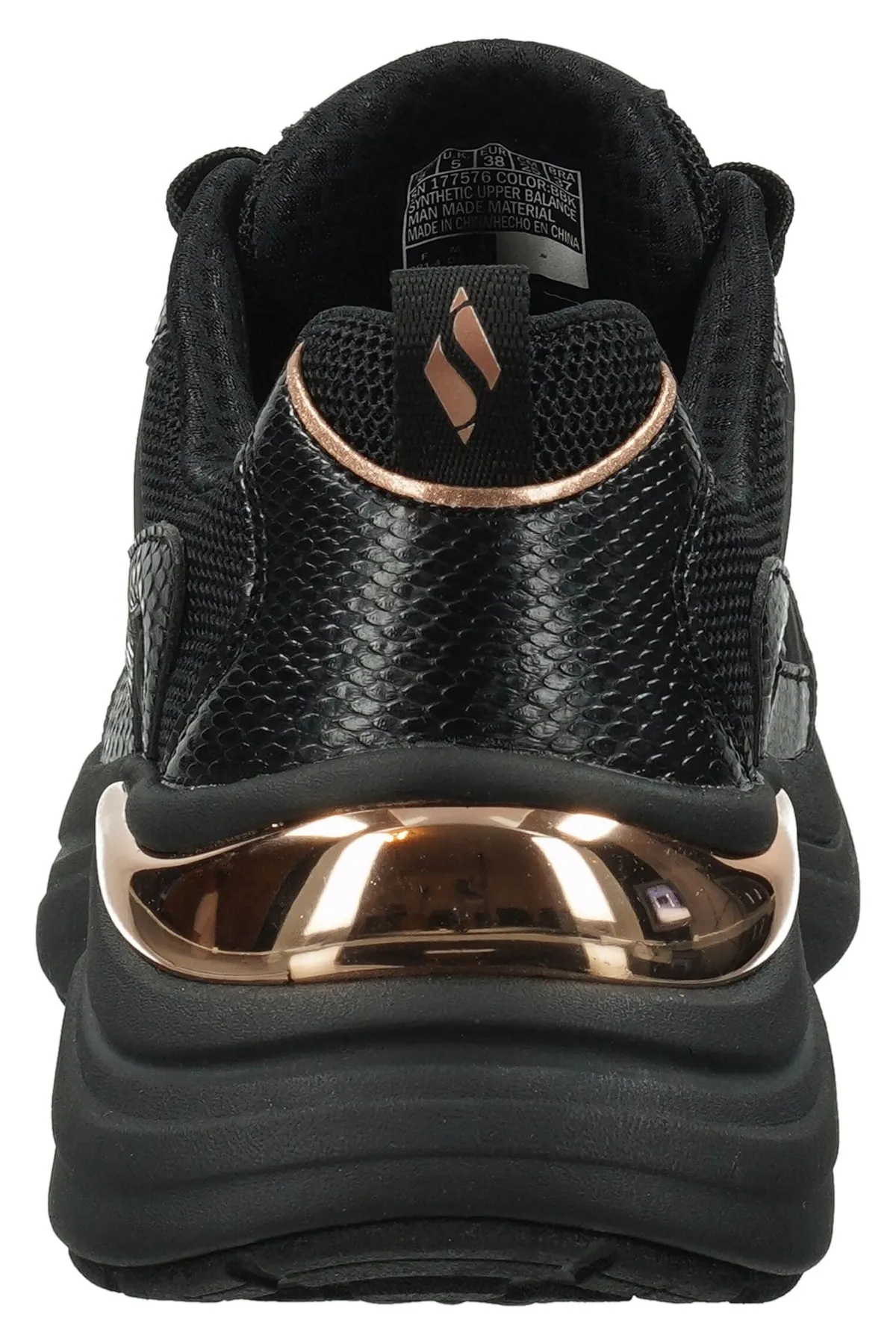 SKECHERS  Sneaker - Schwarz - Flacher Absatz