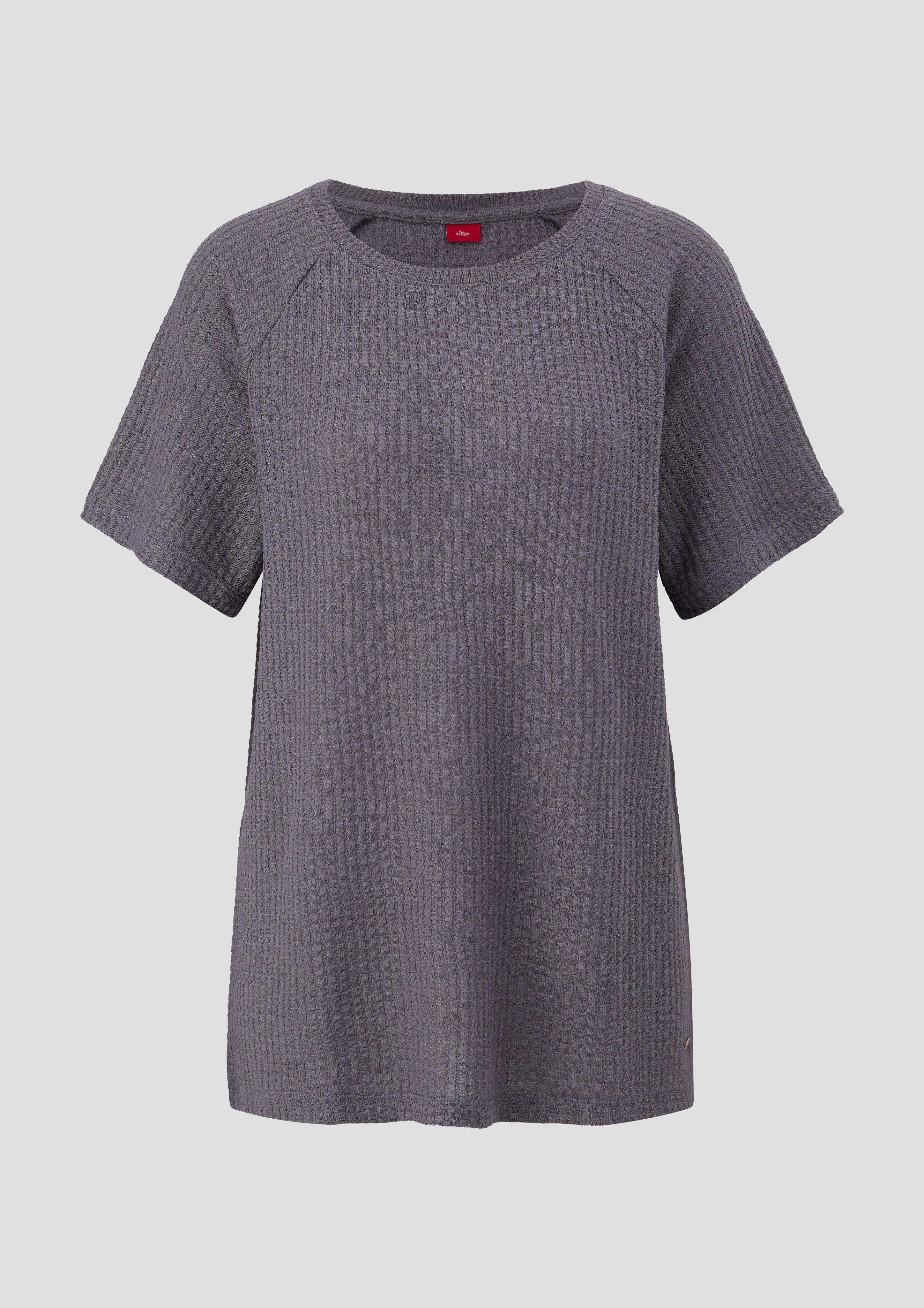 Nachtshirt in Waffelpiqué-Struktur  6007804-9000