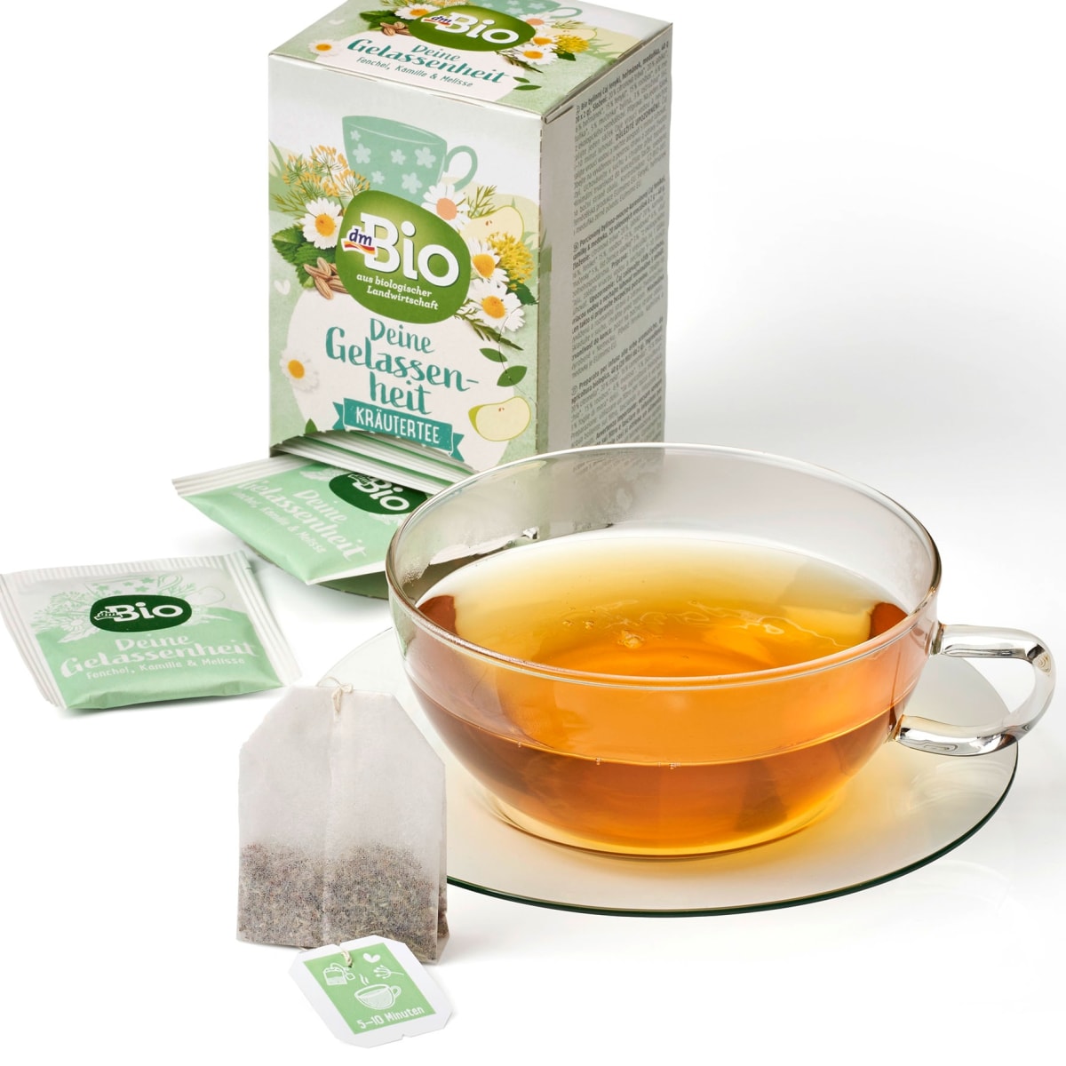 Kräutertee \Deine Gelassenheit\ mit Zitronengras, Fenchel und Kamille (20 x 2g), 40 g