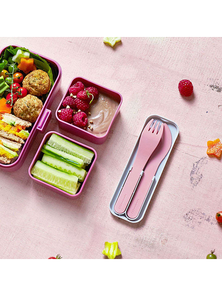 Monbento 7tlg, Lunch-Set in Rosa/ Pink günstig kaufen onesize
