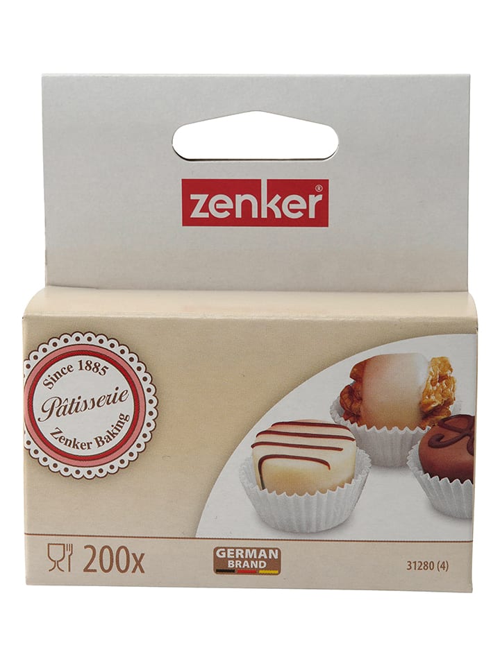 Zenker 4er-Set: Papier-Pralinenförmchen 
